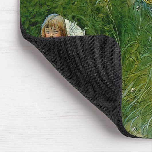 Brita in der Blume Bed c1897 Mousepad (Ecke)