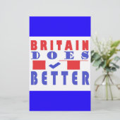 BRITAIN MACHT ES BESSER WORD DESIGN BRIEFPAPIER (Stehend Vorderseite)