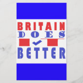 BRITAIN MACHT ES BESSER WORD DESIGN BRIEFPAPIER (Vorderseite)