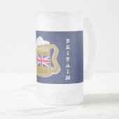 BRITAIN MATTGLAS BIERGLAS (VorderseiteRechts)