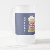 BRITAIN MATTGLAS BIERGLAS (Vorderseite Links)