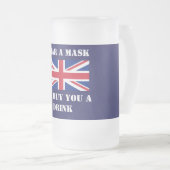 BRITAIN MATTGLAS BIERGLAS (VorderseiteRechts)