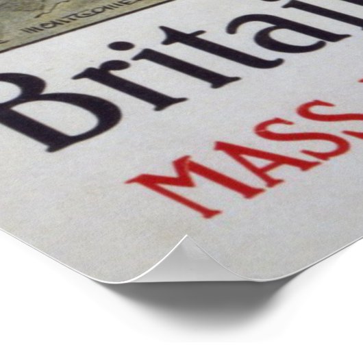 Britains Day Vintage Poster (Ecke)