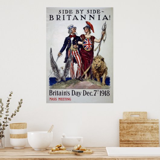 Britains Day Vintage Poster (Küche)