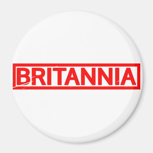 Britannia-Briefmarke Magnet (Vorne)