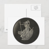 Britannia Postkarte (Vorne/Hinten)