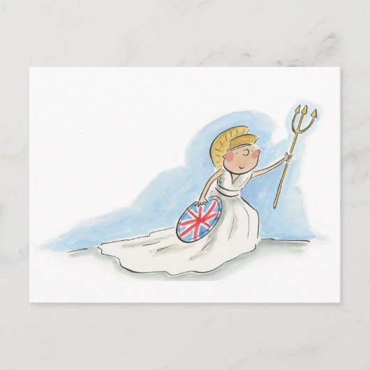 Britannia Postkarte (Vorderseite)