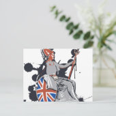 Britannia Postkarte (Stehend Vorderseite)