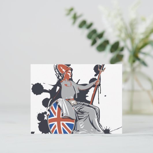 Britannia Postkarte (Stehend Vorderseite)