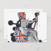 Britannia Postkarte (Vorne/Hinten)