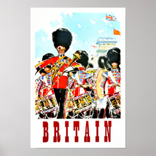 Britannia Royal Garards Vintage Poster