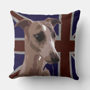 Britannia-Serie: Buddy the whippet Kissen