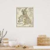 Britannia und Hibernia Poster (Küche)