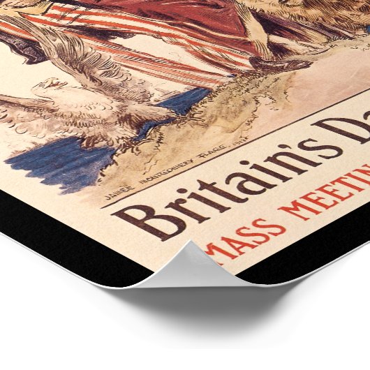 Britannia - Zweiter Weltkrieg Poster (Ecke)