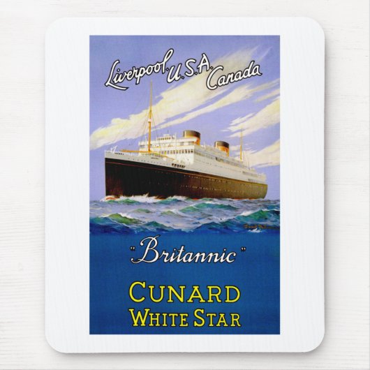 Britannic ~ Liverpool, USA, Kanada Mousepad (Vorne)