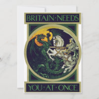 Britannien braucht Euch sofort – St. George Vintag