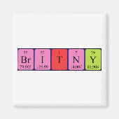 Britanny Periodenmagnet Magnet (Vorne)