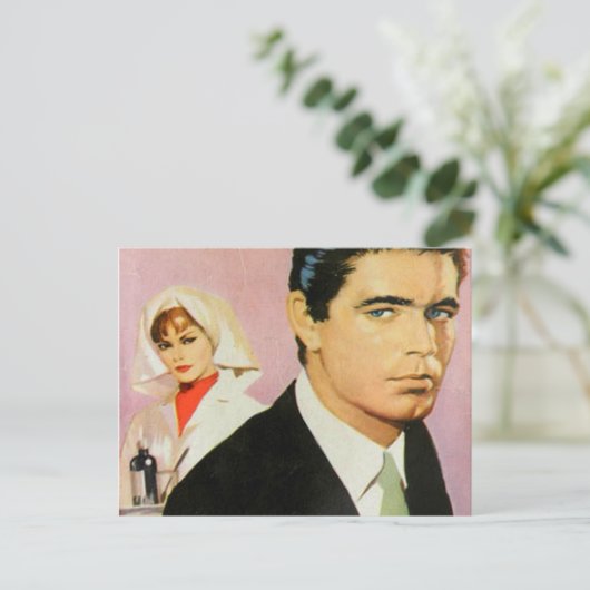 BRITANNY UND DARIL VINTAG POSTKARTE (Stehend Vorderseite)