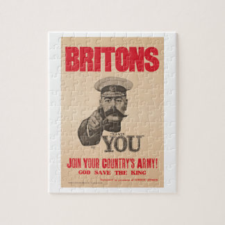 Brite-Lord Kitchener Wants You WWI Propaganda Puzzle