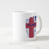 Brite Raise Fist Jumbo-Tasse (Vorderseite Rechts)