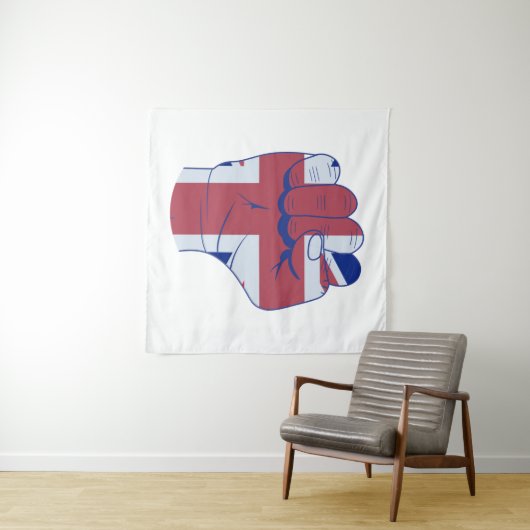 Brite Raise Fist Wandteppich (Beispiel (Horizontal))