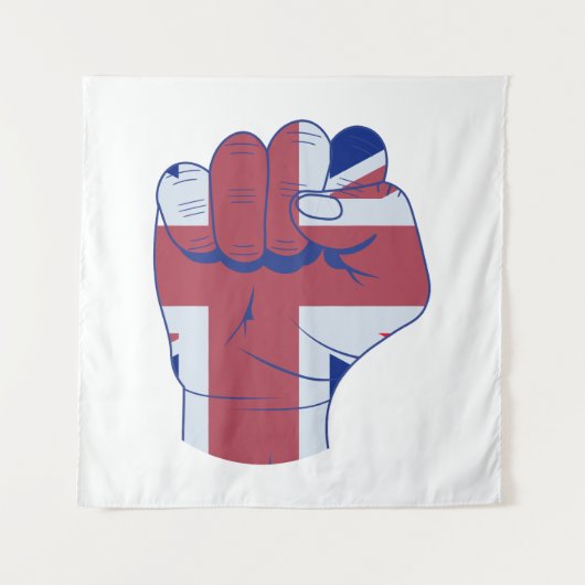 Brite Raise Fist Wandteppich (Vorderseite)