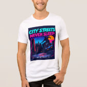 Brite-T Ciry Streets Never Sleep 0019036 Tri-Blend Shirt (Vorderseite)