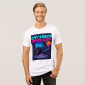 Brite-T Ciry Streets Never Sleep 0019036 Tri-Blend Shirt (Vorderseite voll)