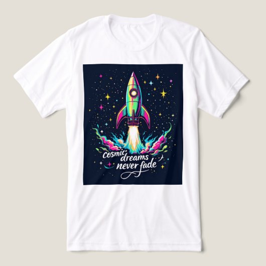 Brite-T Cosmic Dreams Never Fade 0018882 Tri-Blend Shirt (Design Vorderseite)