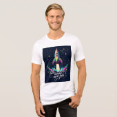Brite-T Cosmic Dreams Never Fade 0018882 Tri-Blend Shirt (Vorderseite voll)