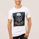 Brite-T Machina Skull 0018991 Tri-Blend Shirt (Vorderseite)