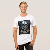 Brite-T Machina Skull 0018991 Tri-Blend Shirt (Vorderseite voll)