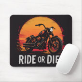 Brite-T Motorradfahrt oder stirb 0019613 Mousepad (Mit Mouse)