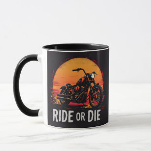 Brite-T Motorradfahrt oder stirb 0019613 Tasse