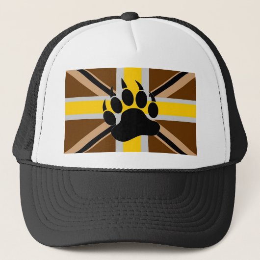 Briten-Bärn-Stolz-Flagge Truckerkappe (Vorderseite)