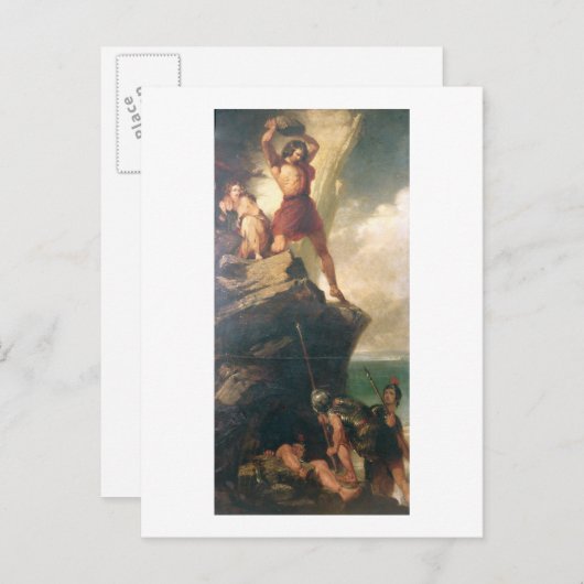 Briten, die einmarschierende Römer abstoßen Postkarte (Vorne/Hinten)