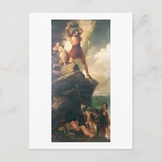 Briten, die einmarschierende Römer abstoßen Postkarte (Vorderseite)