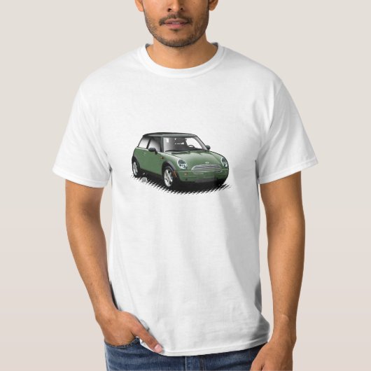 Briten, die grünen modernen Miniauto-T - Shirt (Vorderseite)