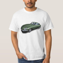Briten, die grünen Sport-Auto-T - Shirt des