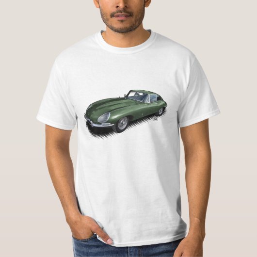 Briten, die grünen Sport-Auto-T - Shirt des (Vorderseite)