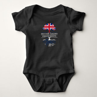 Briten gewachsen mit finnischem Wurzel- Baby Strampler