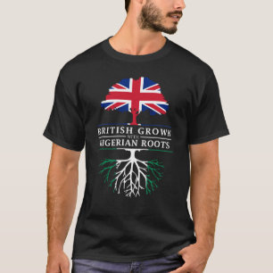 Briten gewachsen mit nigerischem Wurzel-   T-Shirt