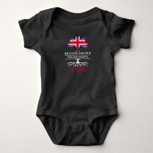 Briten gewachsen mit Polnisch-Wurzel-   Baby Strampler