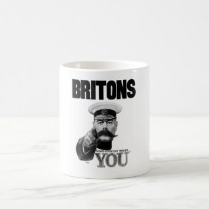Briten Ihr Land benötigt Sie - Lord Kitchener Kaffeetasse