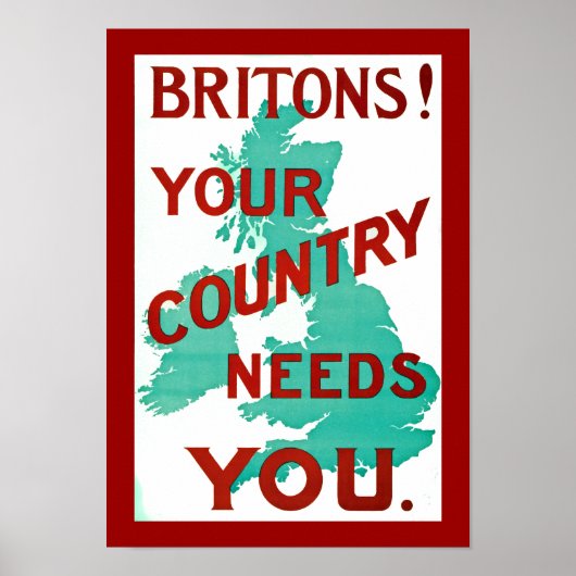 Briten! Ihr Land braucht Sie Poster (Vorne)