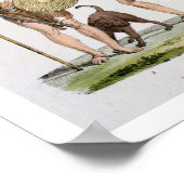 Briten, Kaledonianer und Königin Boadicea, Platte Poster (Ecke)