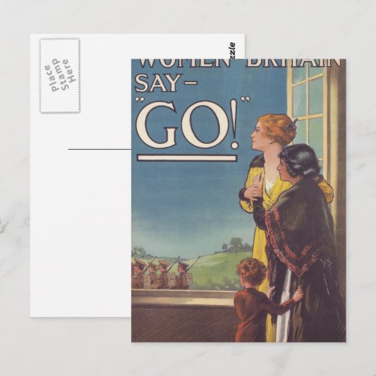 Briten sagen: postkarte (Vorne/Hinten)