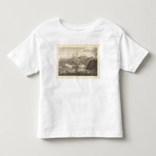 Briten-Schiffe, die bei Tahiti abfeuern Kleinkind T-shirt