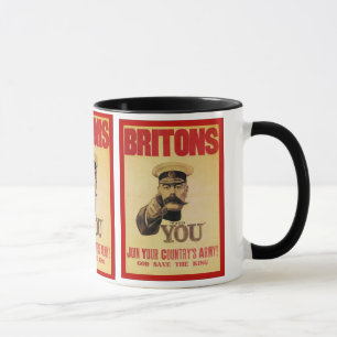 Briten: Tritt der Armee Deines Landes bei! Tasse