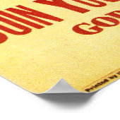 Briten Will dich, Lord Kitchener Poster (Ecke)